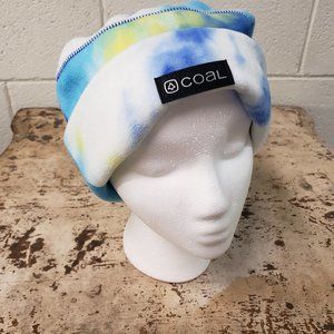 COAL Fleece “The New Jack” OSFM Beanie Cap ~ Blue Yellow Tie Dye